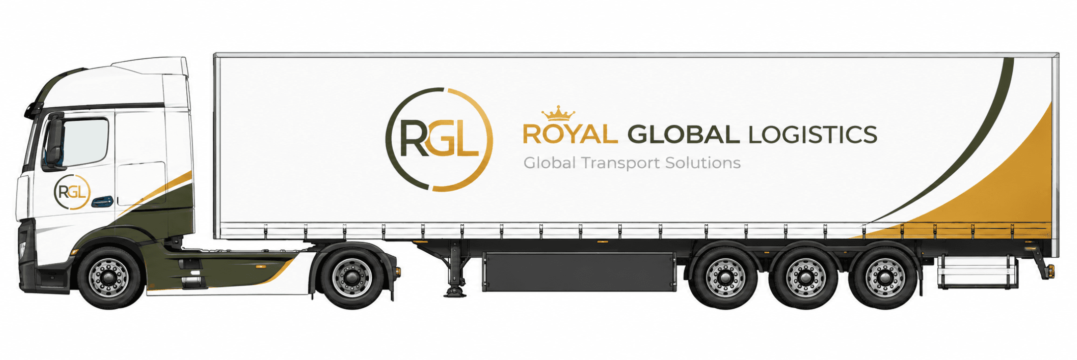 Curtainsider Trailer — Royal Global Logistics fleet